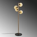 Lampadar, L'essentiel Maison, 521SHN3649, Galben / Aur