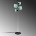 Lampadar, L'essentiel Maison, 521SHN3653, Albastru/Negru