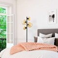 Lampadar, L'essentiel Maison, 521SHN3655, Galben/Negru