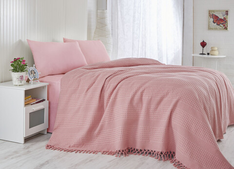 Cuvertura pique dubla, L'essentiel Maison, Coral, Coral