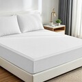 Set de pat pentru o persoana (cearceaf cu elastic si perna) 2 piese, L'essentiel Maison, Muslin 100, Alb