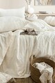 Lenjerie de pat dubla, L'essentiel Maison, Salve, Crem