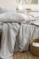 Lenjerie de pat dubla, L'essentiel Maison, Salve, Gri