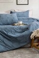 Lenjerie de pat dubla, L'essentiel Maison, Astrid, Albastru indigo