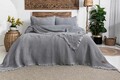 Set cuvertura pique dubla, L'essentiel Maison, Norah, Gri