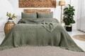 Set cuvertura pique dubla, L'essentiel Maison, Norah, Kaki