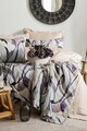 Lenjerie de pat dubla, L'essentiel Maison, Prestige, Gri / Mov / Crem