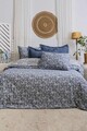 Lenjerie de pat dubla, L'essentiel Maison, Rebel, Albastru indigo