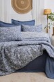 Lenjerie de pat dubla, L'essentiel Maison, Rebel, Albastru indigo