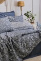 Lenjerie de pat dubla, L'essentiel Maison, Rebel, Albastru indigo