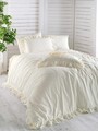 Lenjerie de pat dubla, L'essentiel Maison, Exclusive, Alb