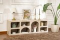 Consola, Hanah Home, Ferlis, 160x51x40 cm, Travertin Marmură / Gresie