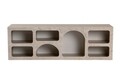 Consola, Hanah Home, Ferlis, 160x51x40 cm, Travertin Marmură / Gresie