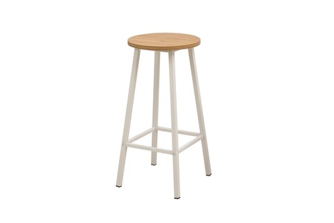 Scaun, Hanah Home, Mora, 32x65x32 cm, Alb