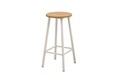 Scaun, Hanah Home, Mora, 32x65x32 cm, Alb