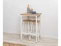 Scaun, Hanah Home, Mora, 32x65x32 cm, Alb