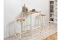 Scaun, Hanah Home, Mora, 32x65x32 cm, Alb