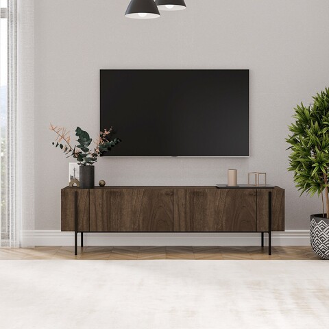 Comoda TV, Hanah Home, Herman, 160x45.6x31.4 cm, Maro
