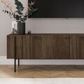 Comoda TV, Hanah Home, Herman, 160x45.6x31.4 cm, Maro