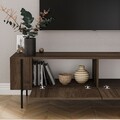 Comoda TV, Hanah Home, Herman, 160x45.6x31.4 cm, Maro