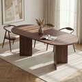 Masa extensibila, Hanah Home, Sorell, 160x75x90 cm, Maro