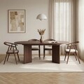 Masa extensibila, Hanah Home, Sorell, 160x75x90 cm, Maro