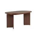 Masa extensibila, Hanah Home, Sorell, 160x75x90 cm, Maro
