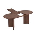Masa extensibila, Hanah Home, Sorell, 160x75x90 cm, Maro
