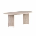 Masa extensibila, Hanah Home, Sorell, 160x75x90 cm, Travertin