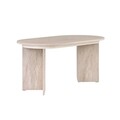 Masa extensibila, Hanah Home, Sorell, 160x75x90 cm, Travertin