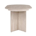 Masa extensibila, Hanah Home, Sorell, 160x75x90 cm, Travertin