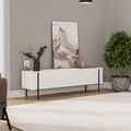 Comoda TV, Hanah Home, Herman, 160x45.6x31.4 cm, Alb