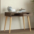 Birou, Hanah Home, Offer, 90x80x60 cm, Nuc antic / Lemn