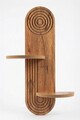 Raft de perete, Hanah Home, Artmtkwll3, 26x35x13 cm, Stejar