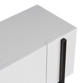Comoda TV, Hanah Home, Nexus, 180x30x45 cm, Alb/Negru