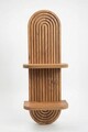 Raft de perete, Hanah Home, Artmtkwll2D, 26x35x13 cm, Stejar