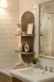 Raft de perete, Hanah Home, Artmtkwll2D, 26x35x13 cm, Wenge