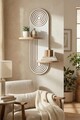 Raft de perete, Hanah Home, Artmtkwll3, 26x35x13 cm, Alb