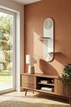Raft de perete, Hanah Home, Artmtkwll3, 26x35x13 cm, Alb