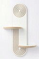 Raft de perete, Hanah Home, Artmtkwll3, 26x35x13 cm, Alb