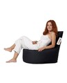 Fotoliu de gradina Bean Bag, Hanah Home, 248FRN1402, Negru