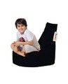 Fotoliu de gradina Bean Bag, Hanah Home, 248FRN1402, Negru