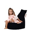 Fotoliu de gradina Bean Bag, Hanah Home, 248FRN1402, Negru