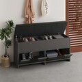 Pantofar, Hanah Home, Cove Shoe Bench, Antracit