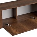 Comoda TV, Hanah Home, Nexus, 180x30x45 cm, Nuc Barok / Negru