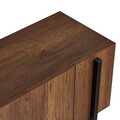 Comoda TV, Hanah Home, Nexus, 180x30x45 cm, Nuc Barok / Negru