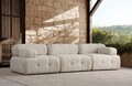 Canapea 3 locuri, Hanah Home, 560ARE1902, Crem