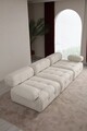 Canapea 3 locuri, Hanah Home, 560ARE1902, Crem