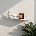 Raft de perete, Hanah Home, Vlnt123Byz, 60x14 cm, Alb