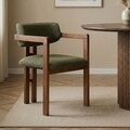 Scaun, Hanah Home, Toscana, 54x76x54 cm, Verde / Nuc